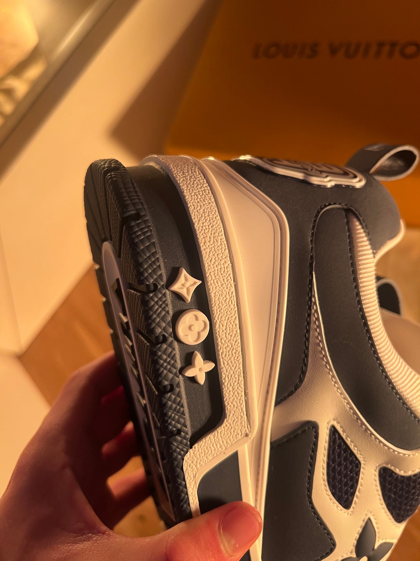 Louis Vuitton Skate , Navy/White