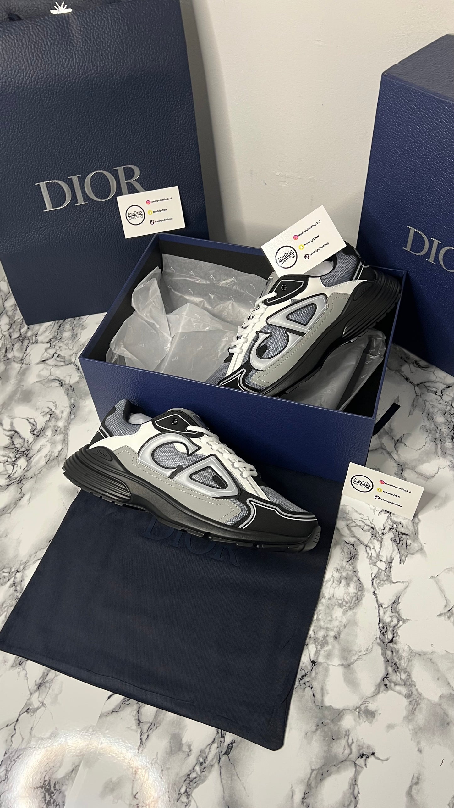 Dior b30 , black,grey,white