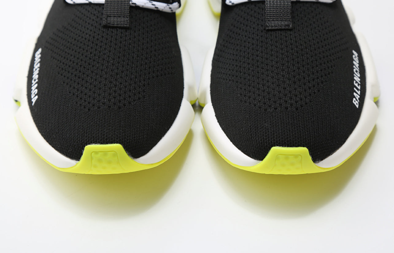 Balenciaga speed lace up (neon green)