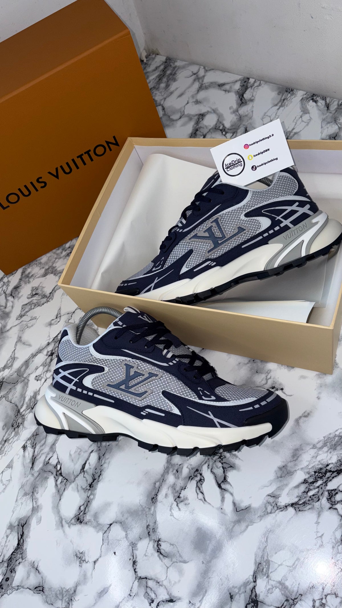 LV Tactic Runner Navy /Blue mesh