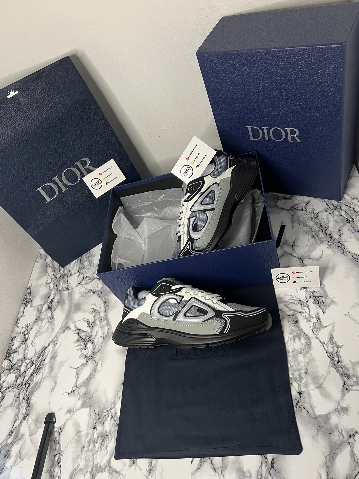 Dior b30 , black,grey,white