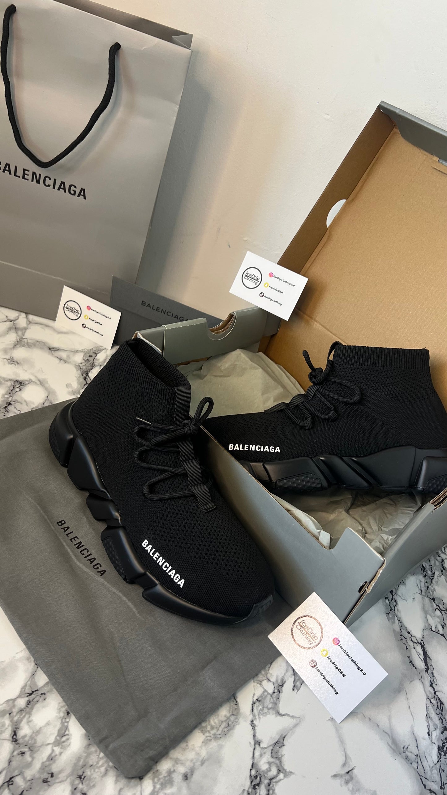 Balenciaga Speed lace , Black