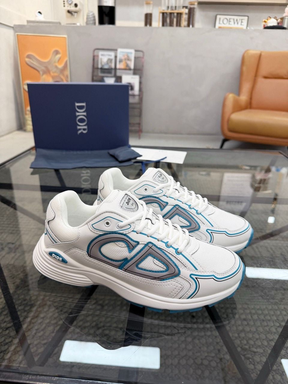 Dior b30 (new season ) white & blue