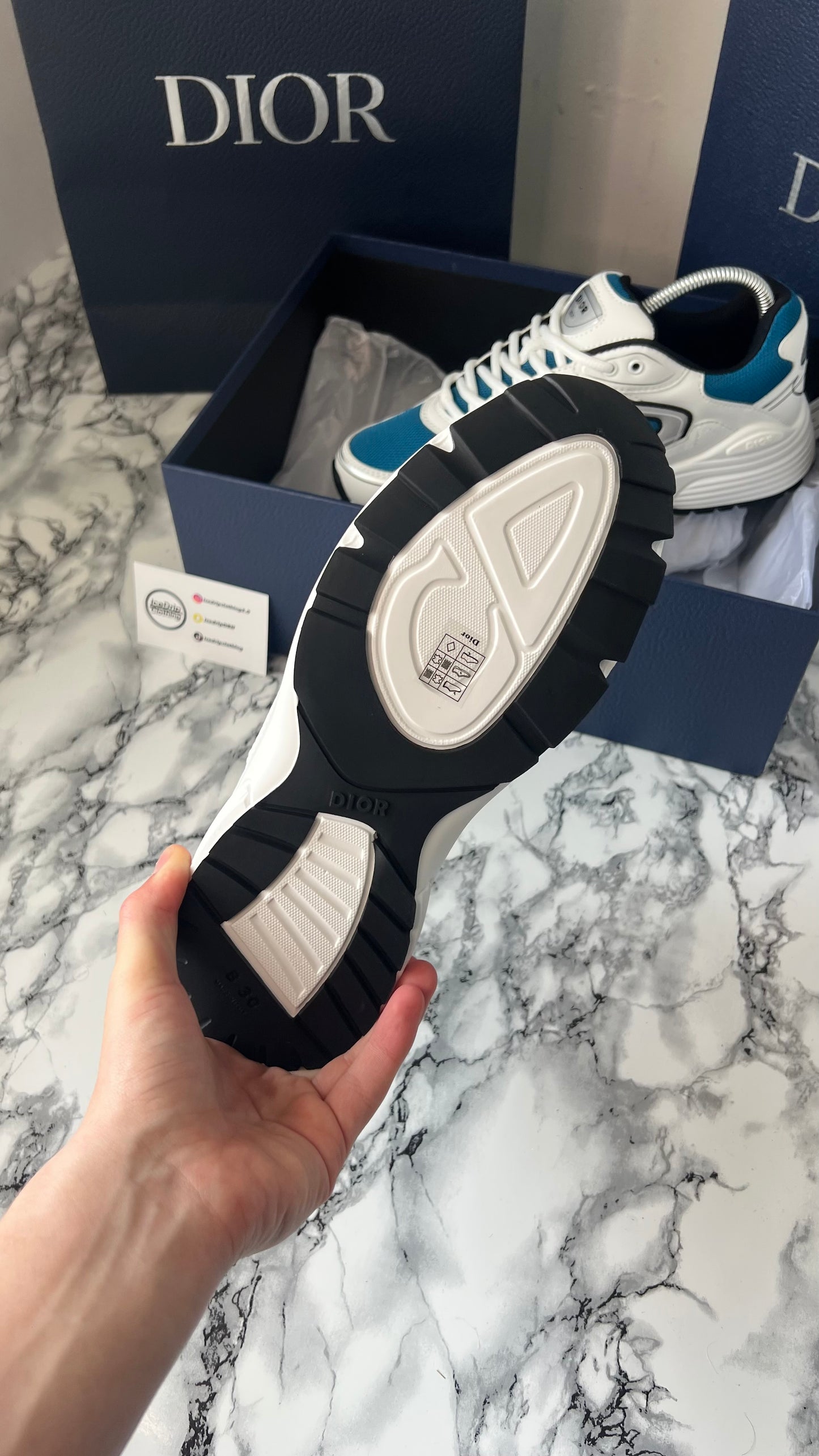 Dior B30 / Blue,White