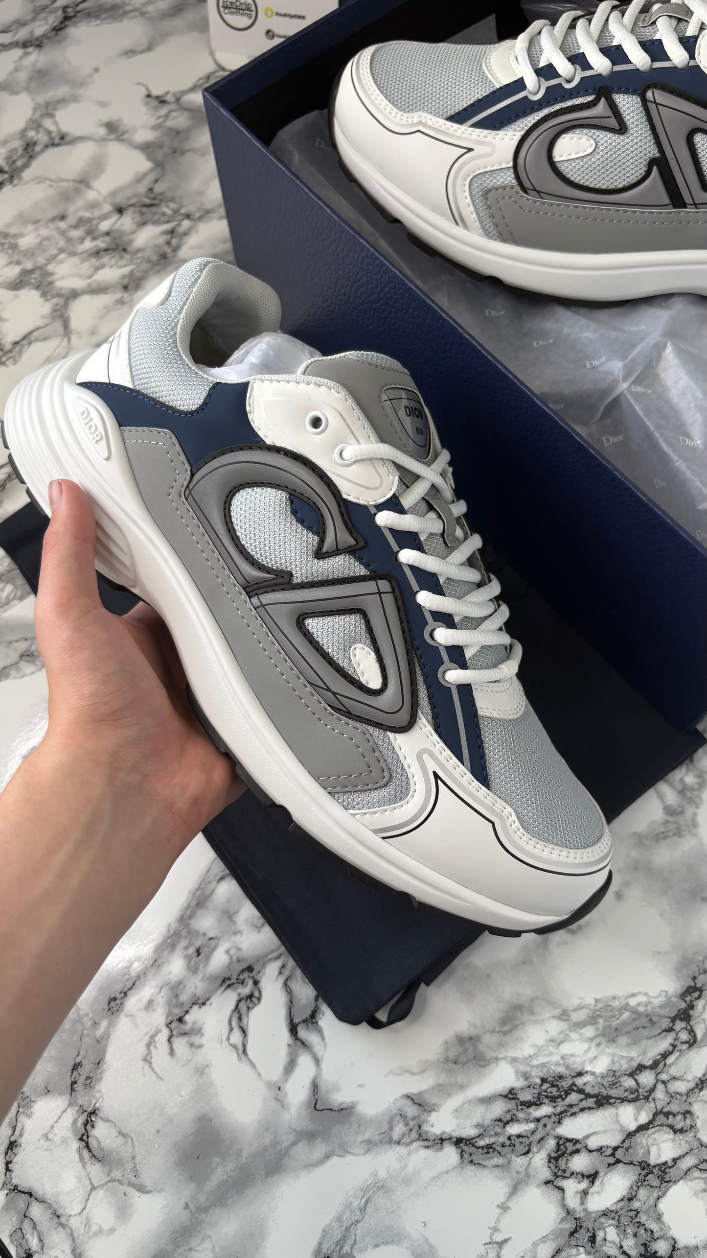 Dior b30 , white ,navy ,grey