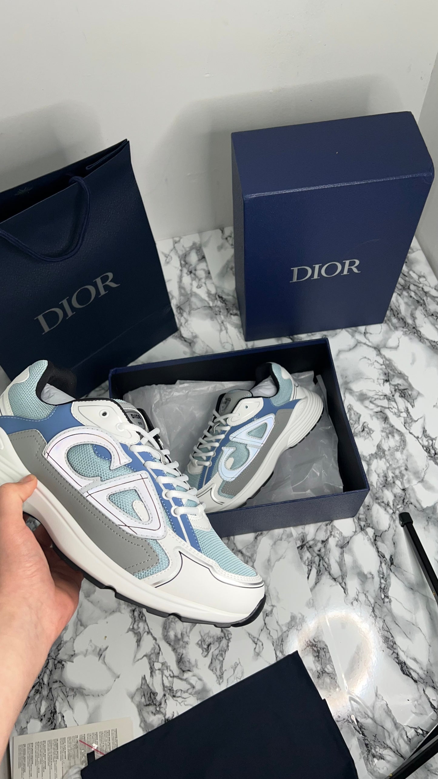 Dior b30 , blue/Grey/White