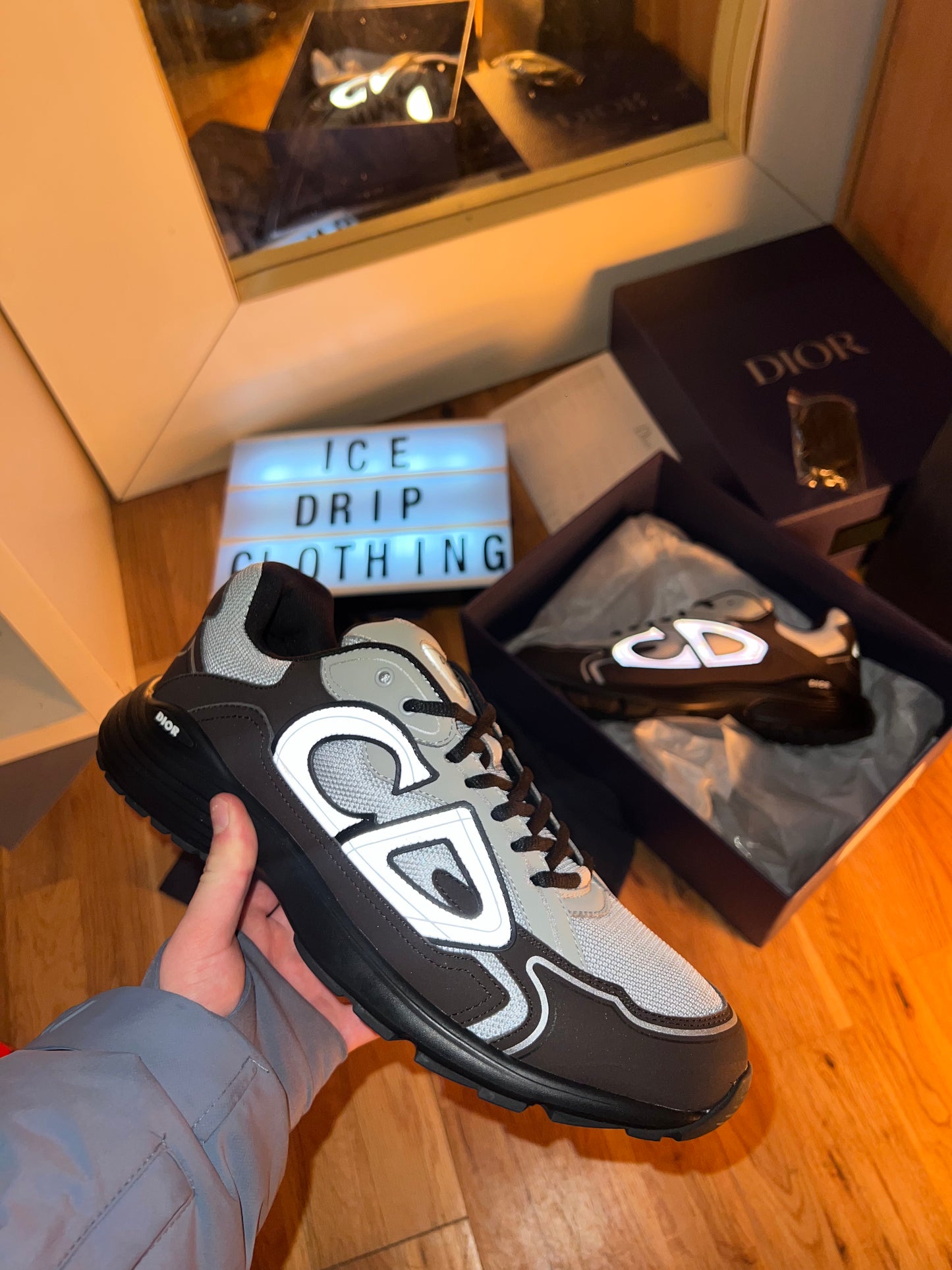 Dior b30 , Grey/Dark Grey