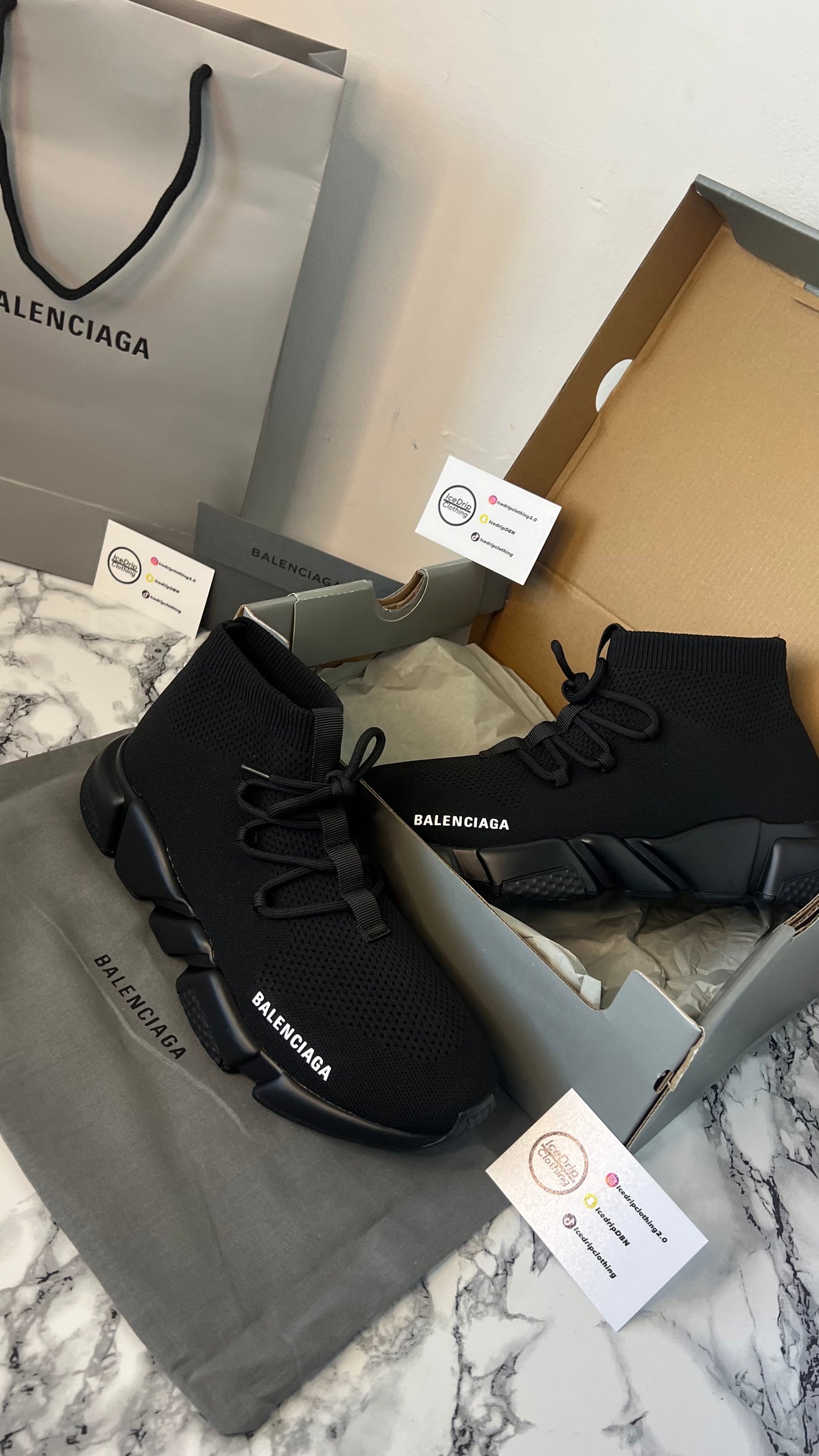 Balenciaga Speed lace , Black