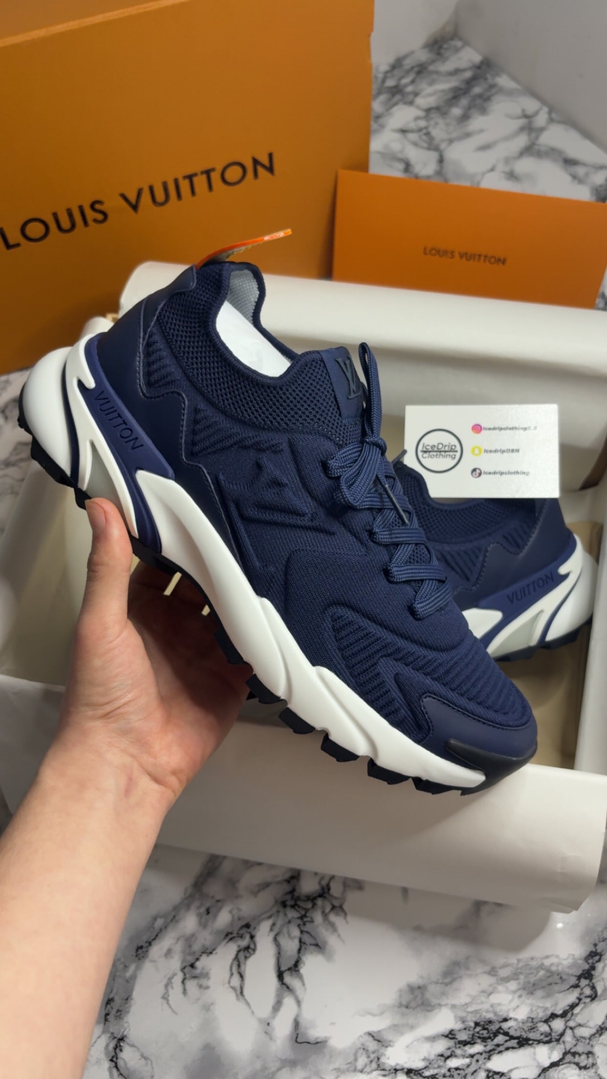 lV tactic runner (navy/white)