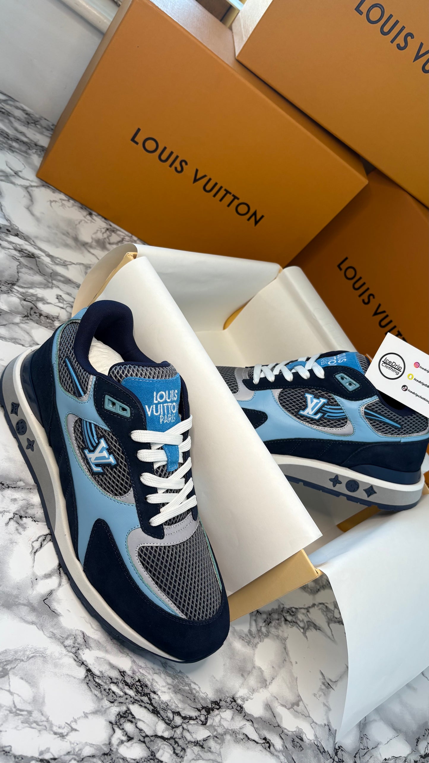 Lv runaway sneaker (blue)