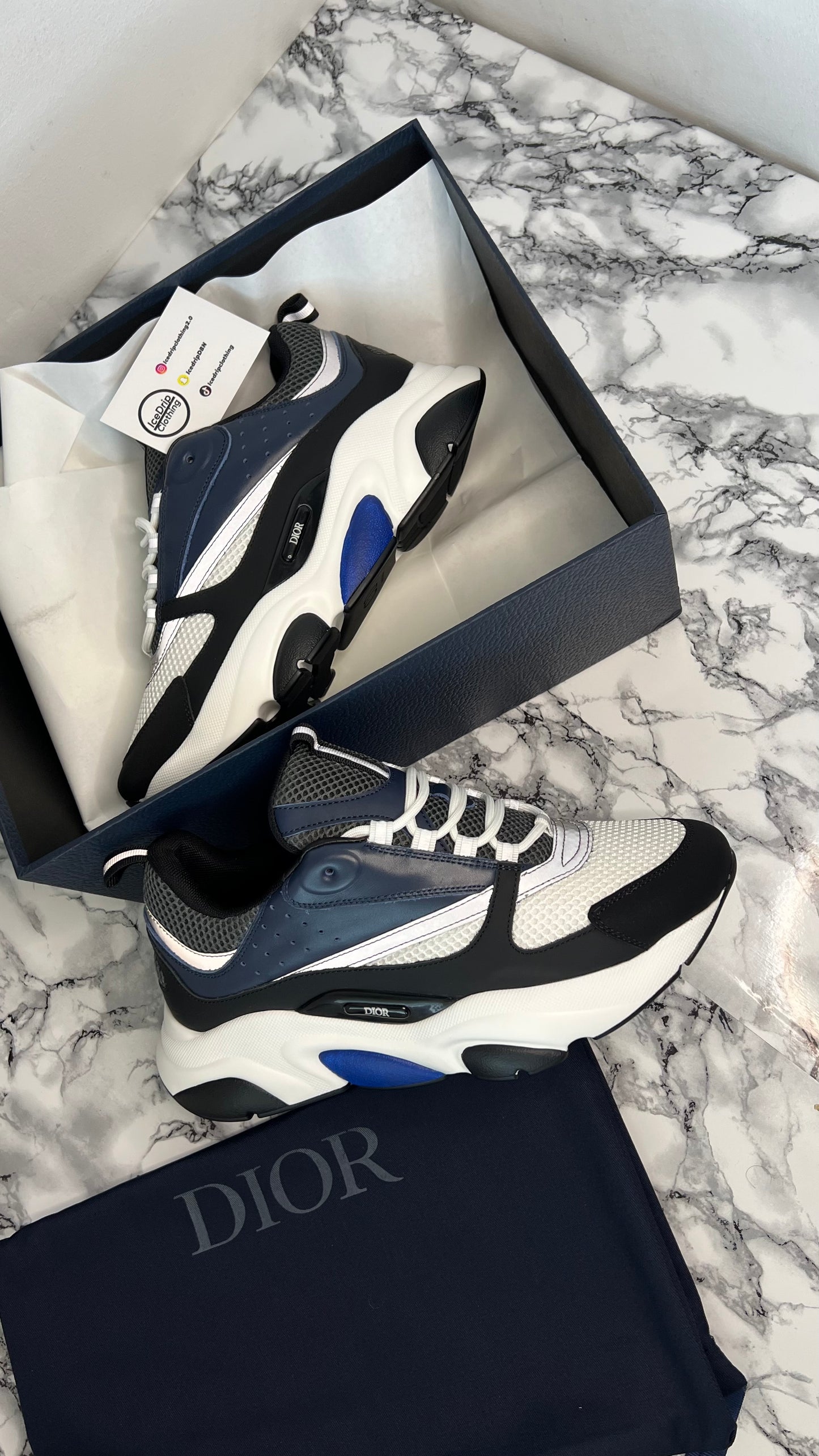 Dior b22 / Navy,white