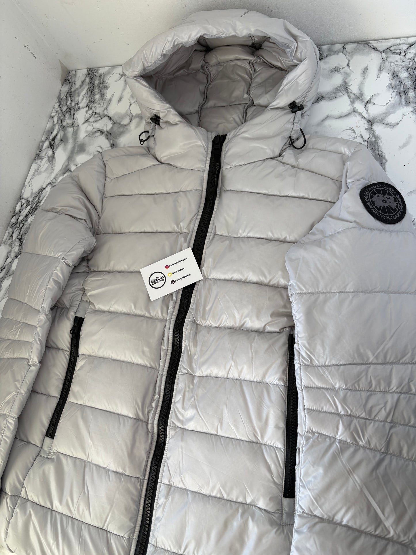 Canada goose crofton / Silverbirch / Black badge