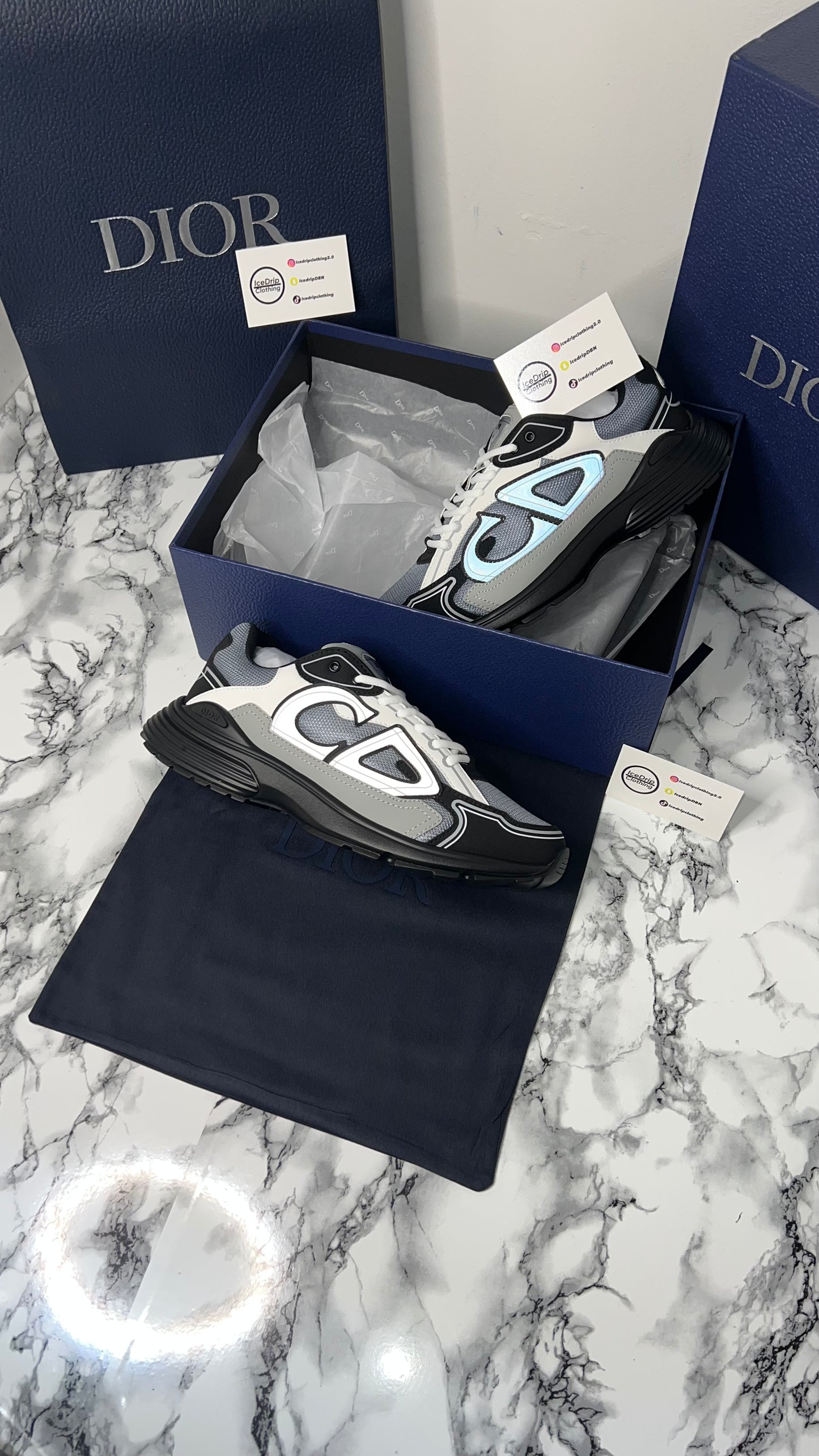 Dior b30 , black,grey,white