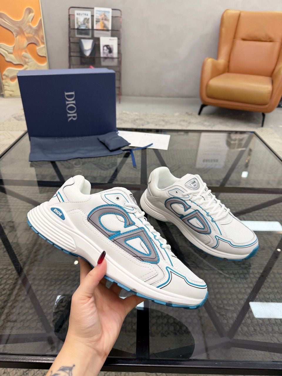 Dior b30 (new season ) white & blue