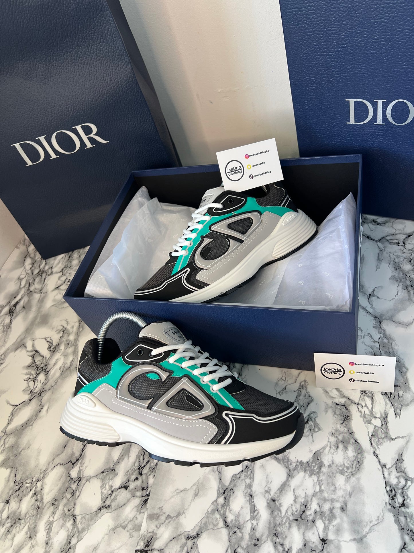 Dior b30 , Navy Turquoise