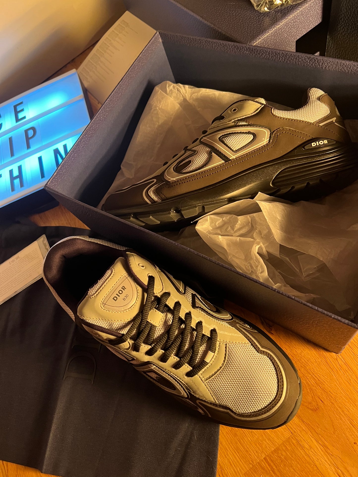 Dior b30 , Grey/Dark Grey
