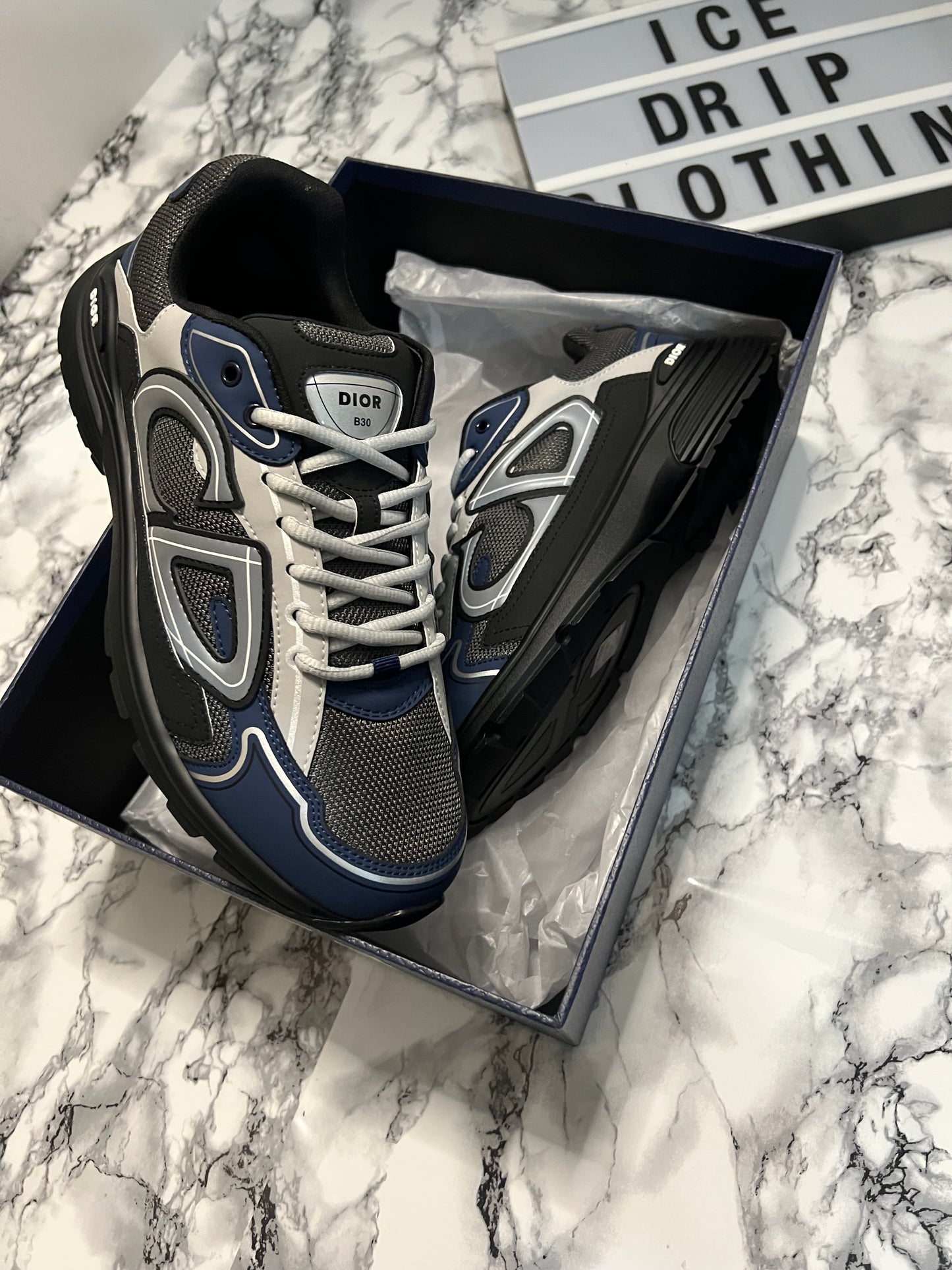 Dior b30 , Navy/Black/Grey