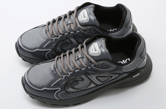 Dior b30 , smoke grey , technical mesh brilliant fabric