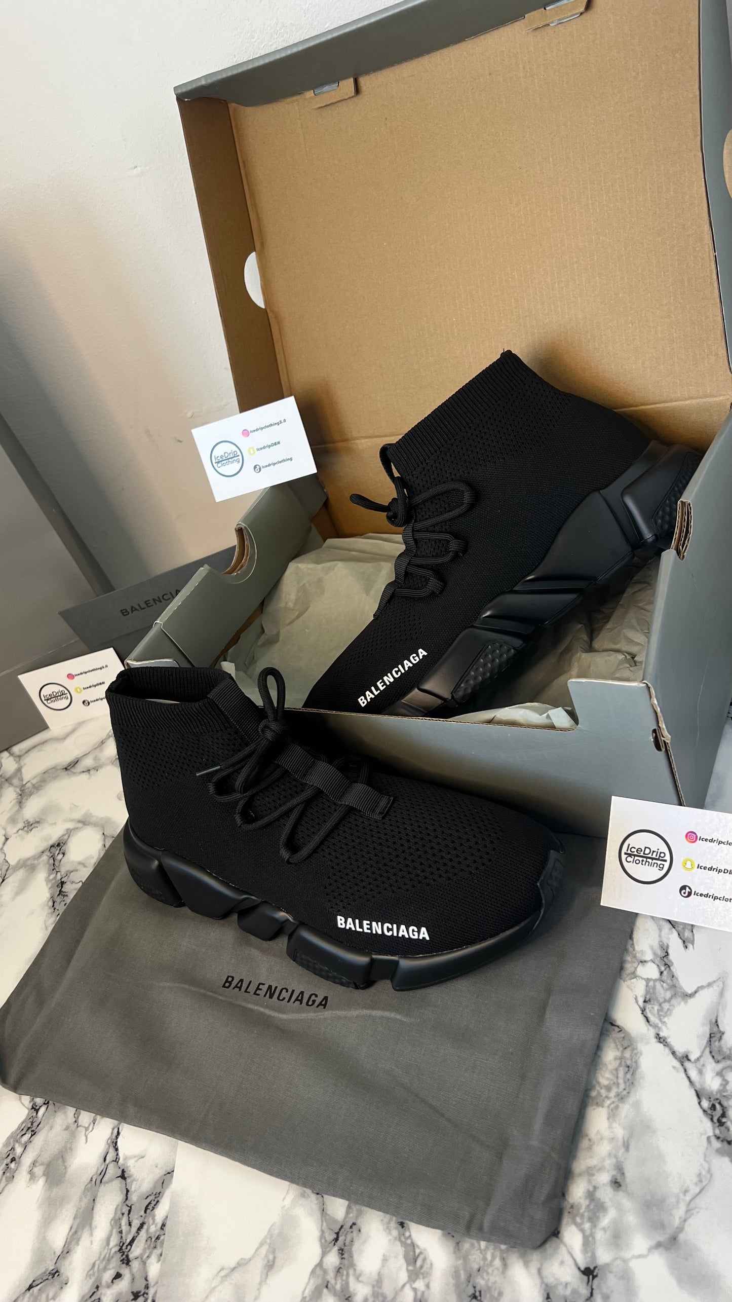 Balenciaga Speed lace , Black