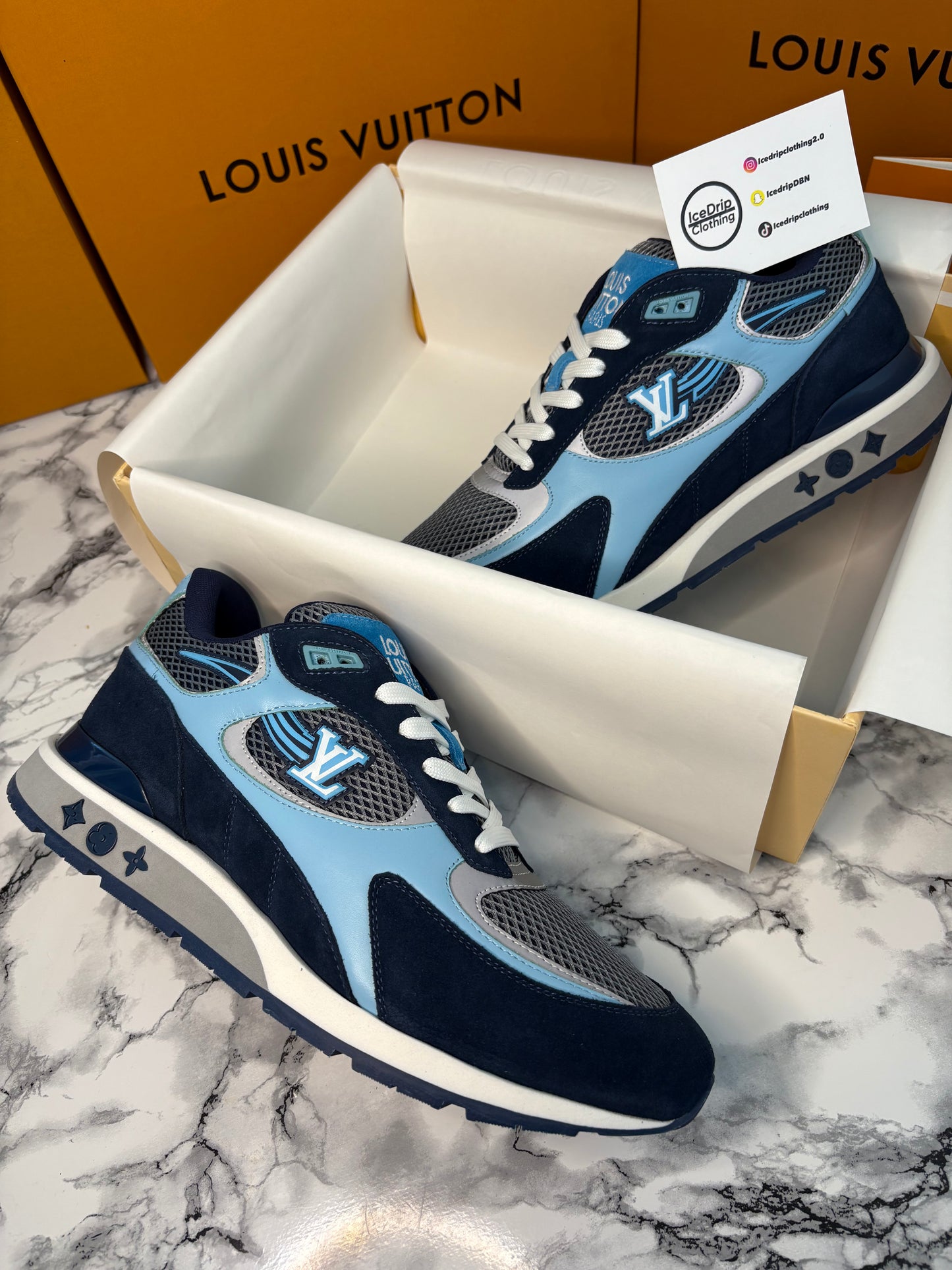 Lv runaway sneaker (blue)