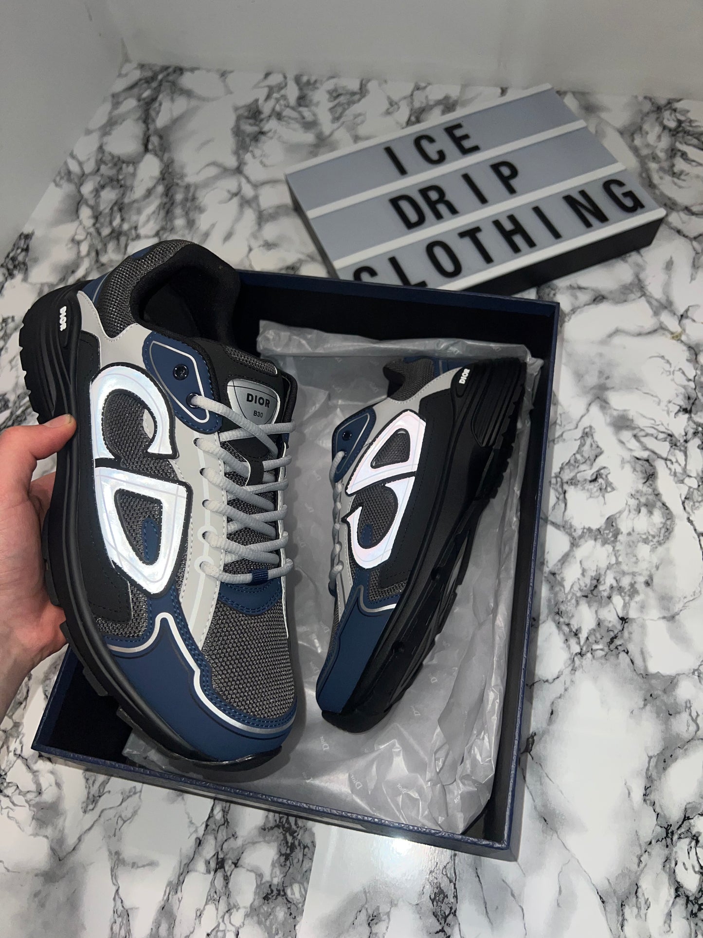 Dior b30 , Navy/Black/Grey