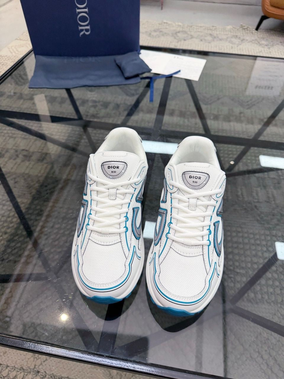 Dior b30 (new season ) white & blue