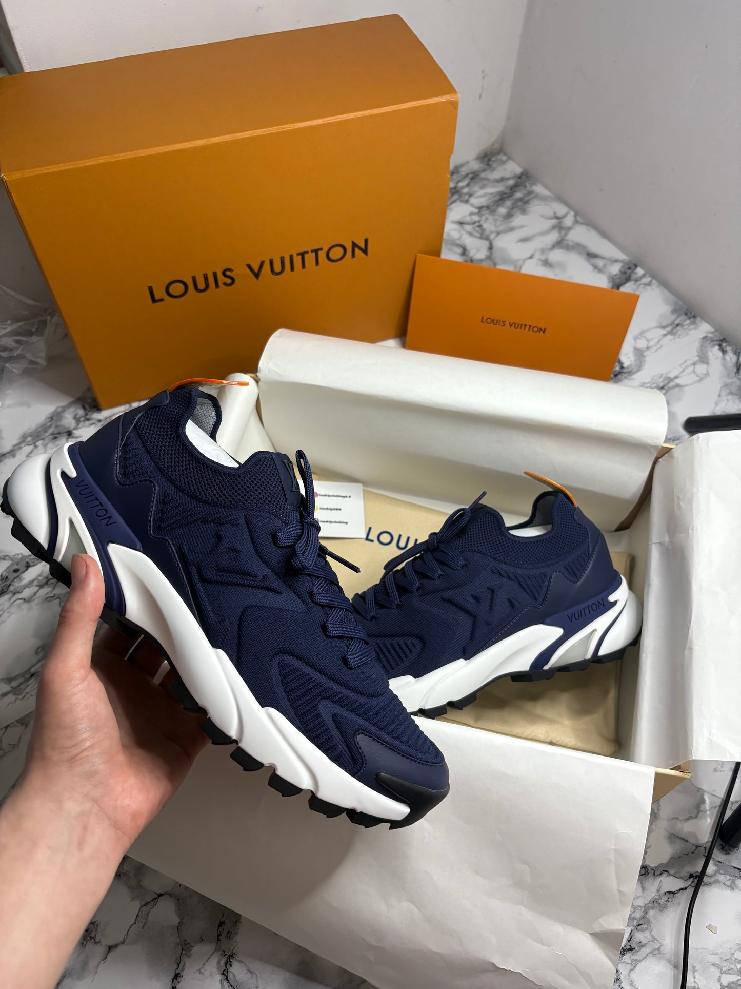 lV tactic runner (navy/white)