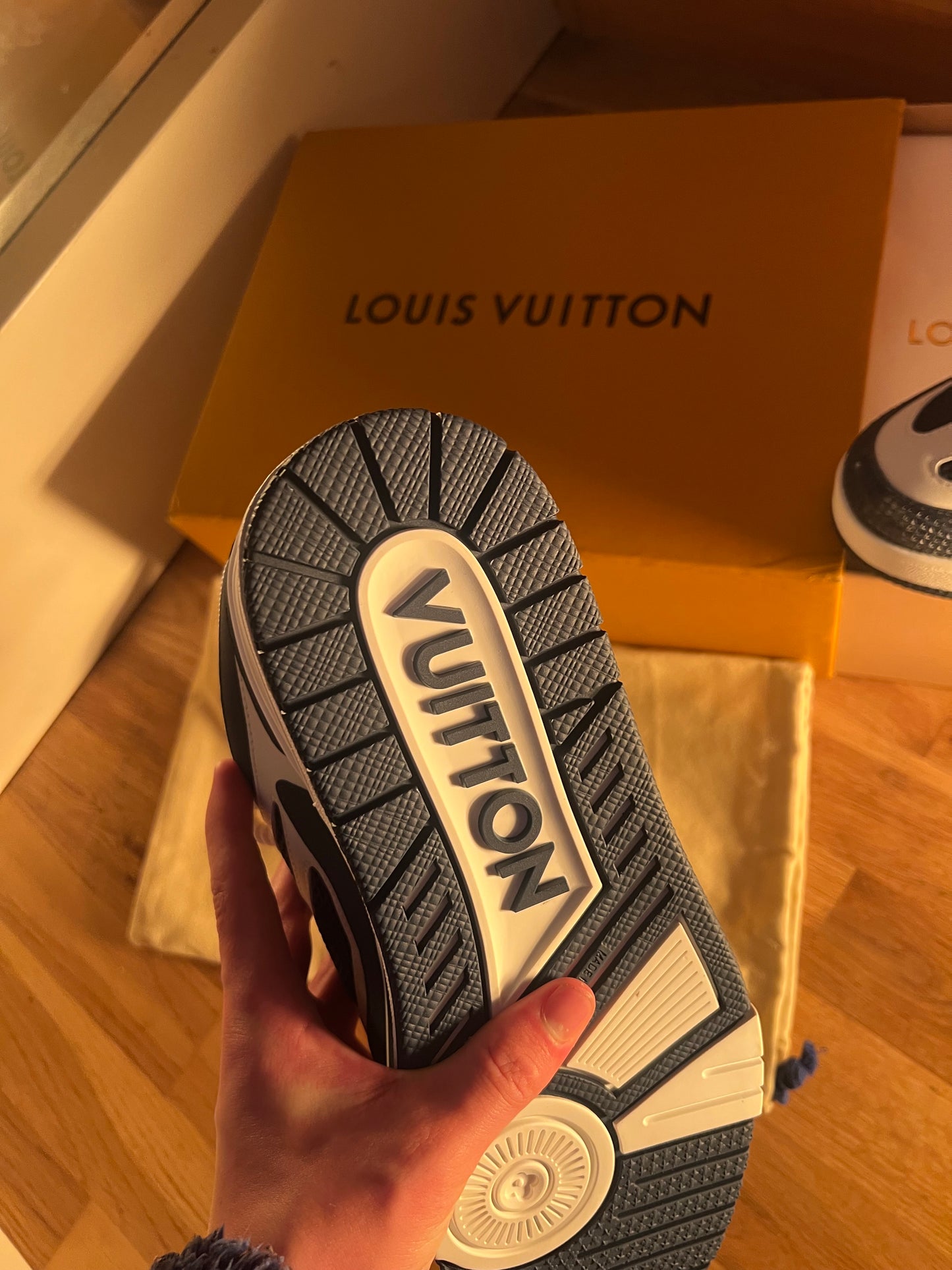 Louis Vuitton Skate , Navy/White