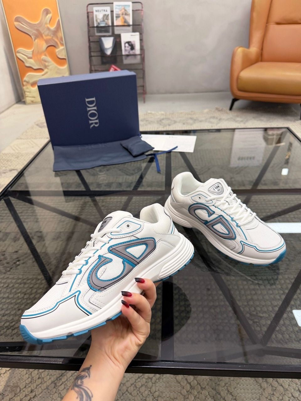 Dior b30 (new season ) white & blue