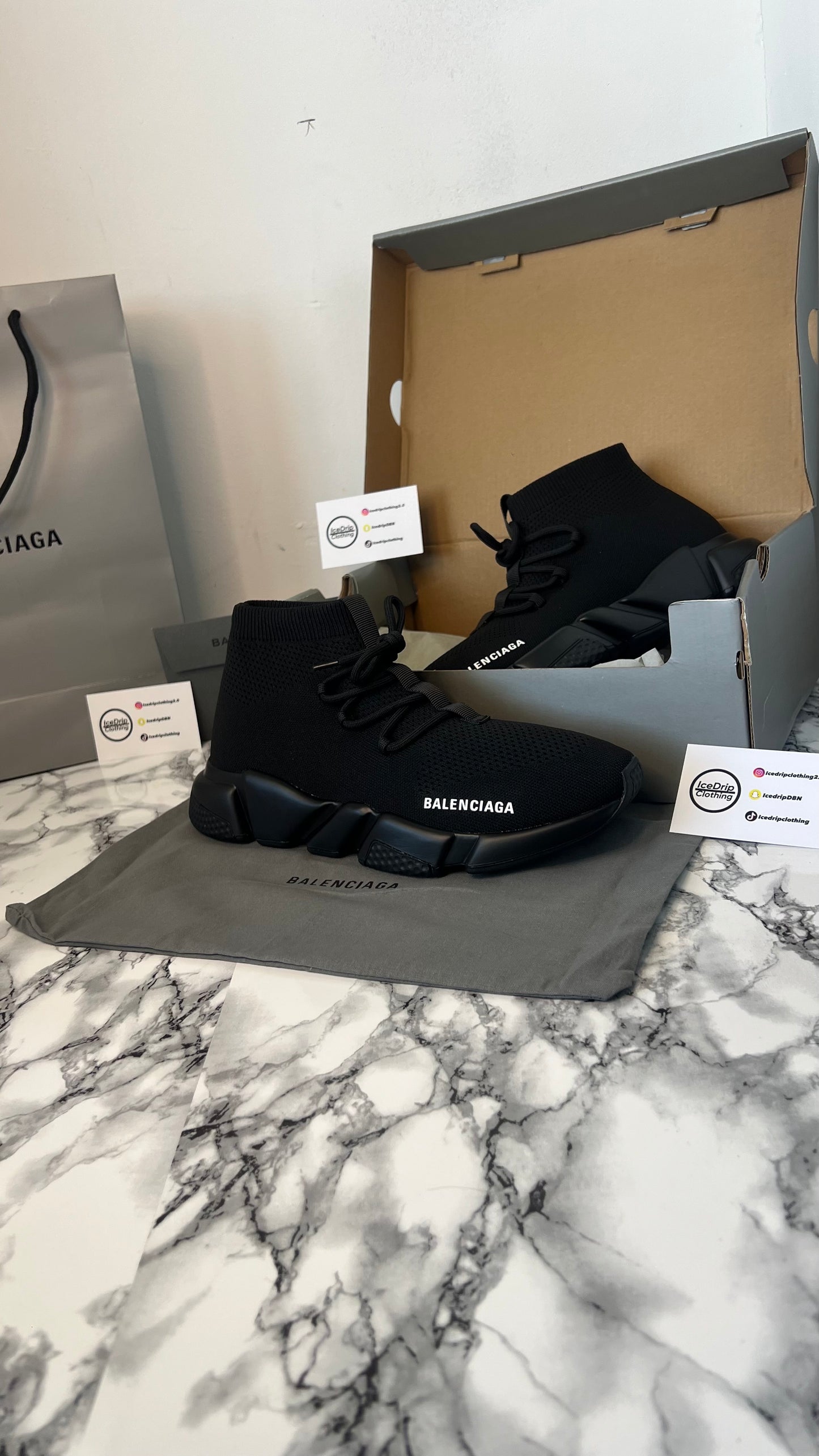 Balenciaga Speed lace , Black