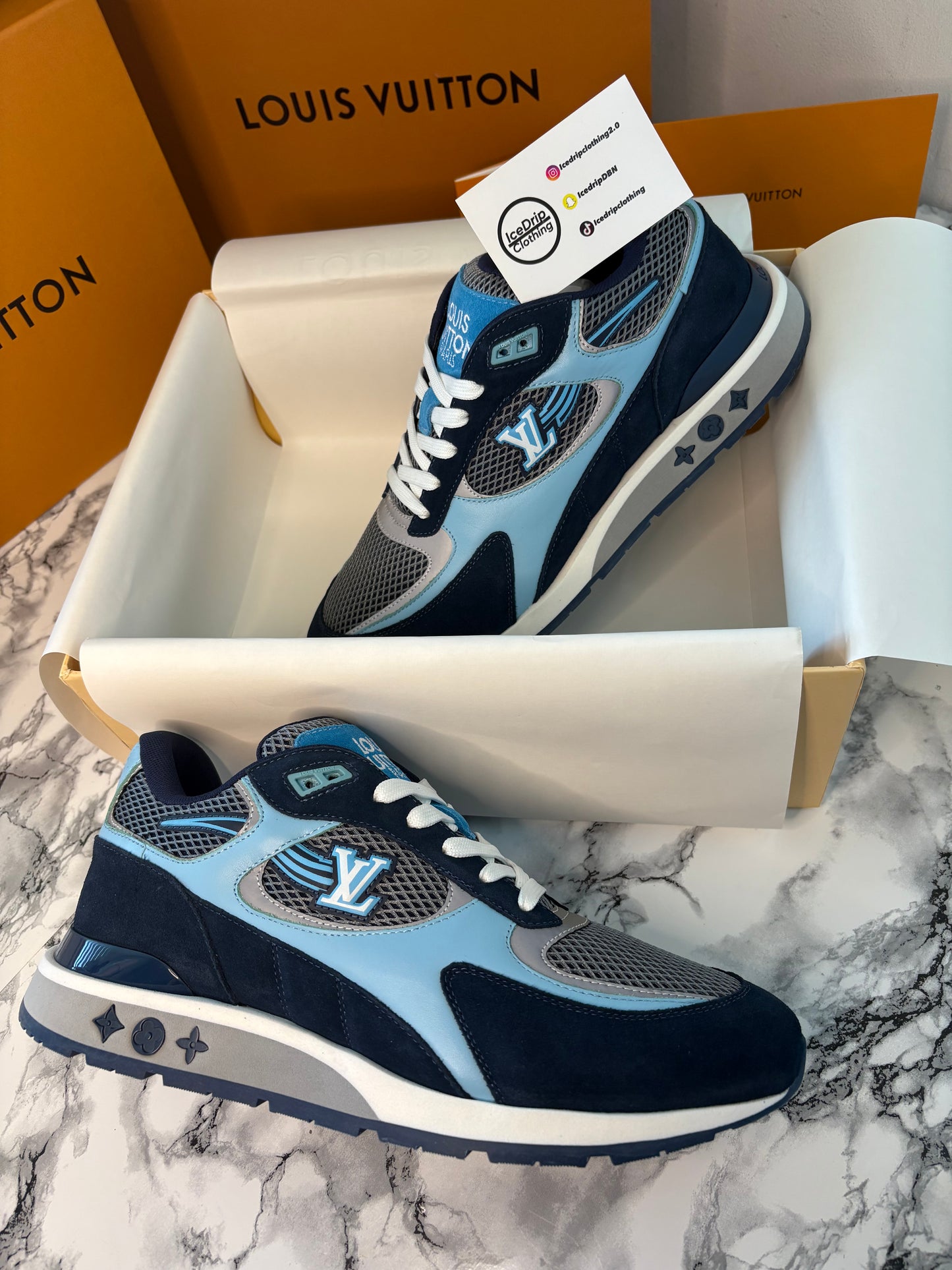 Lv runaway sneaker (blue)