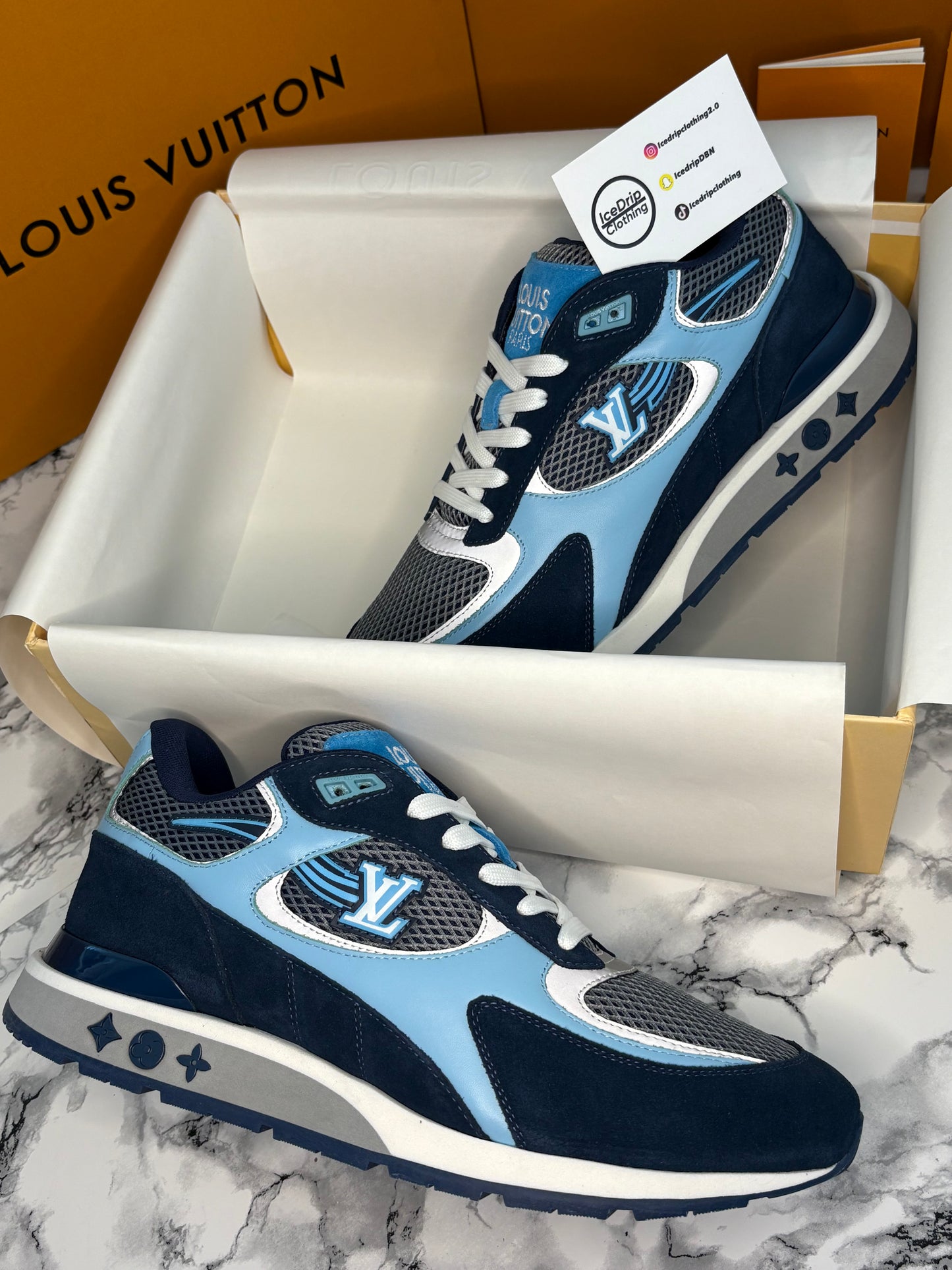 Lv runaway sneaker (blue)
